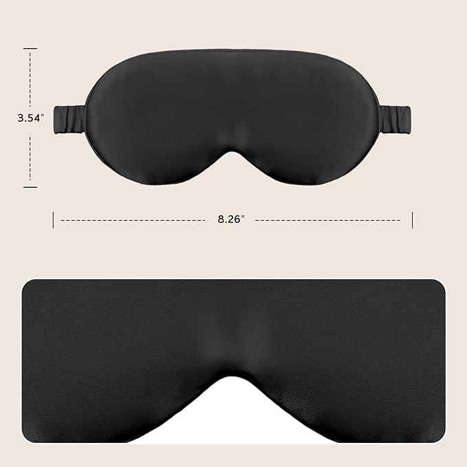 Luxury 22 Momme Mulberry Silk Eye Mask - Image 3