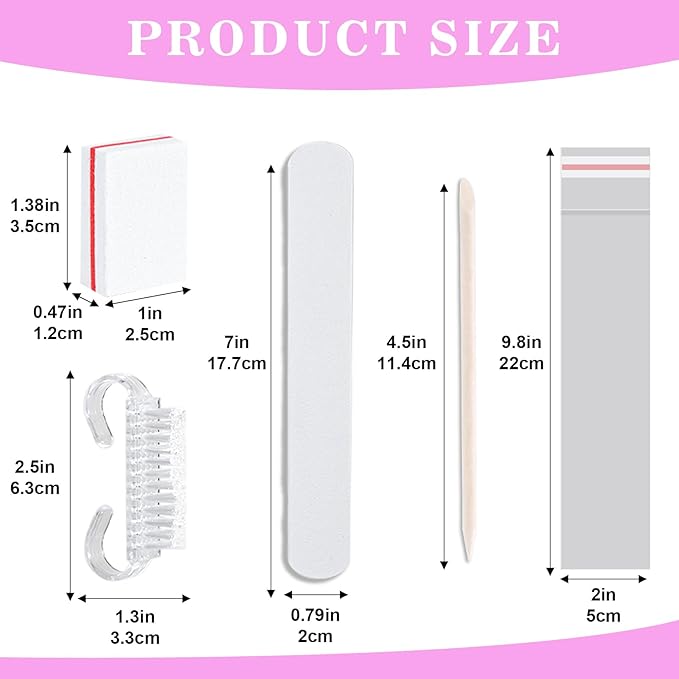 20 Sets Disposable Manicure Kit Basics 4 Piece Nail Kit - Image 6