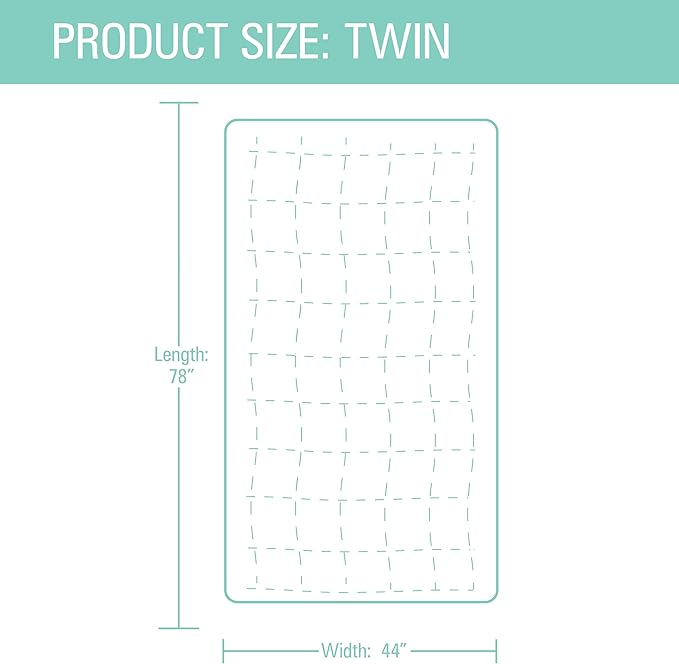 100% Cotton Twin Mattress Pad/Blanket, Also can be Used as Cover by ShieldLife - Image 2