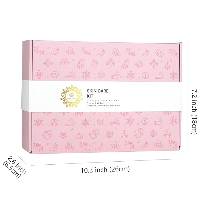 Mother's Day Gifts for Mom, Rose 23 Pcs Facial Skin Care Set, Bath and Body - Image 8