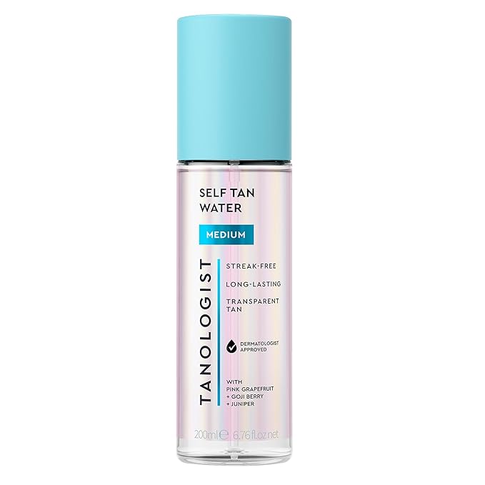 Tanologist Medium Self Tan Water, Streak-Free Tanning Mist, Natural Bronze by Tanologist