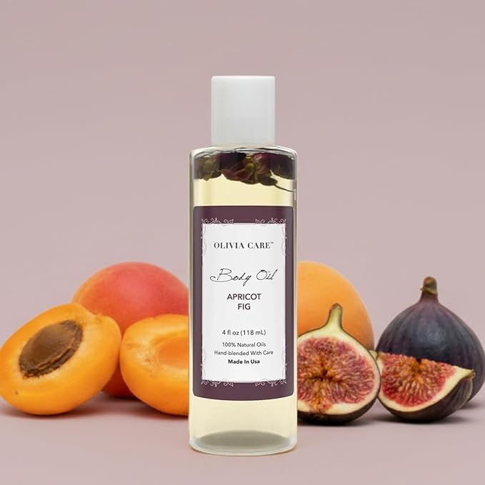 Olivia Care Body Oil Apricot Fig Vegan & Natural Moisturizing - Image 2