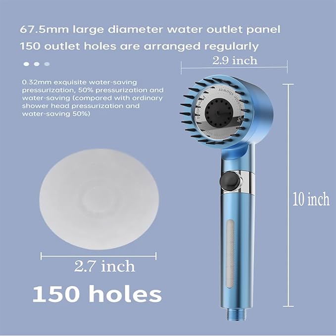 Shower Head with Handheld, Filtered Shower Heads High Pressure, High Flow Even - Image 8