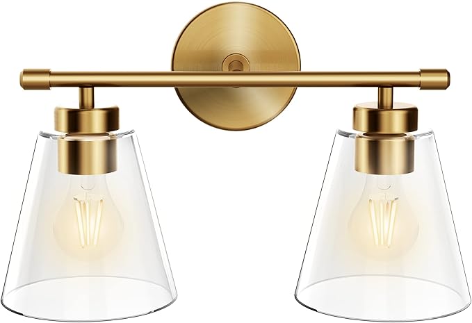 Hamilyeah Bathroom Vanity Light Fixtures Over Mirror, 2 Light Wall Light Fixture - Image 8
