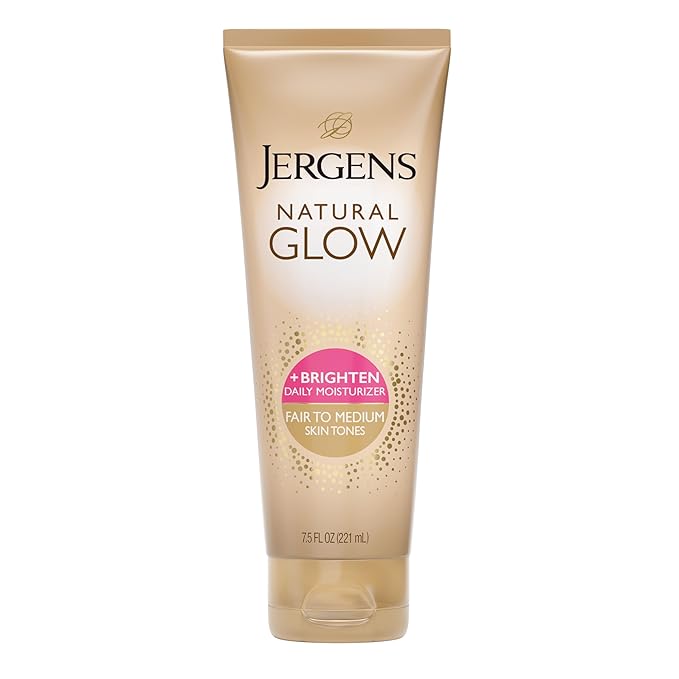 Jergens Natural Glow Self Tanner Body Lotion, Sunless Tanning, Fair to Medium by Jergens