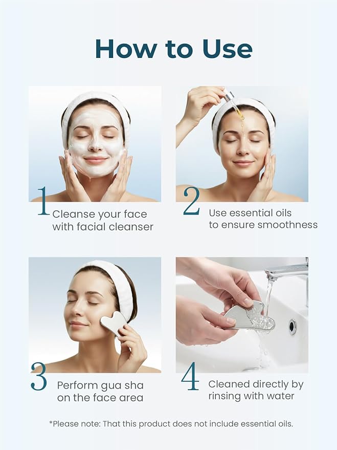 Gua Sha Facial Tools, Guasha Tool - Image 5