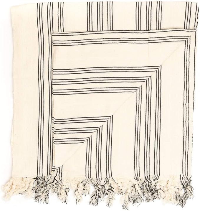Morrocan Beach Towel | Cotton Blanket Throw, Sand Free, Quick Dry, Turkish Towel - Image 3