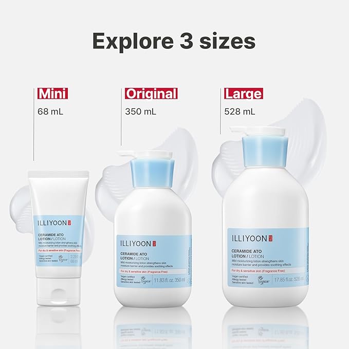 ILLIYOON Ceramide Ato Lotion 528ml | Daily Moisturizing Lotion - Image 9