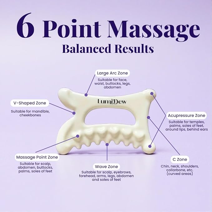 Ceramic Guasha Tool for Face & Body - Image 4