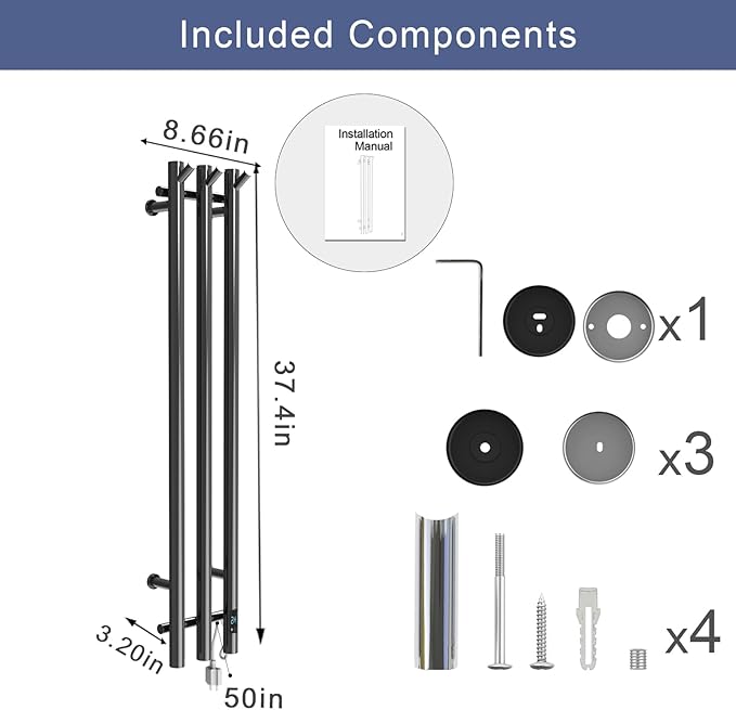Electric Heated Towel Rack - Image 2