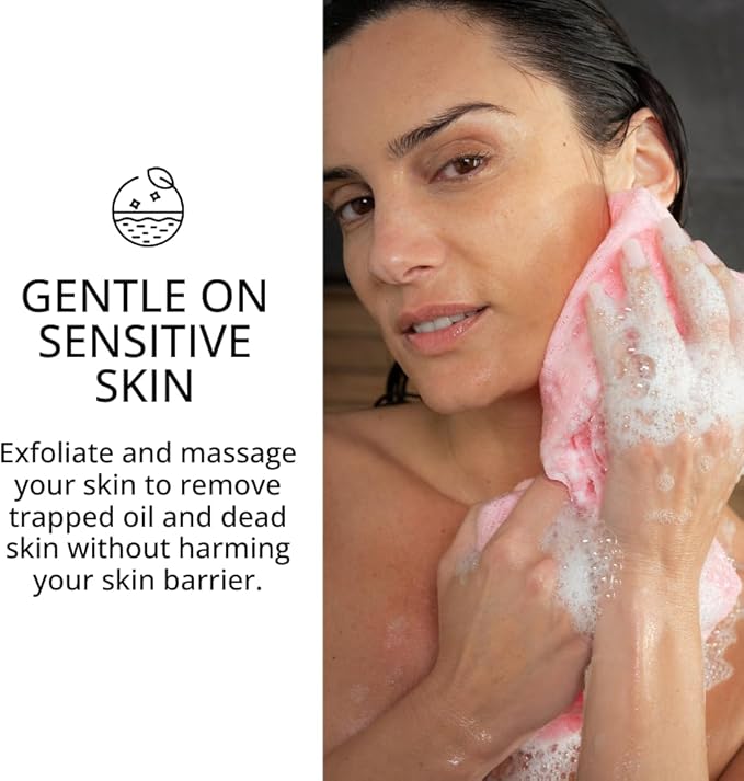 Sima Brand Exfoliating Washcloth Face & Body Scrub Towel - Image 3