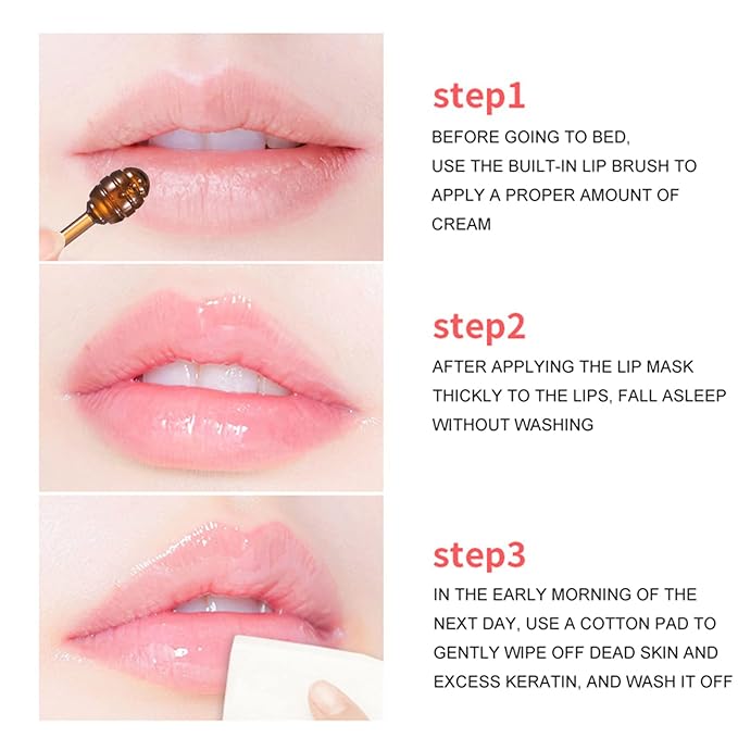 Bee Lip Balm Honey Pot, Fruit Moisturizing Propolis Lip Mask, Lip Mask - Image 7