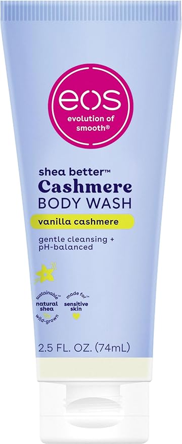 eos Travel Vanilla Cashmere Body Wash- Travel Size Body Wash, Moisturizing by eosproducts