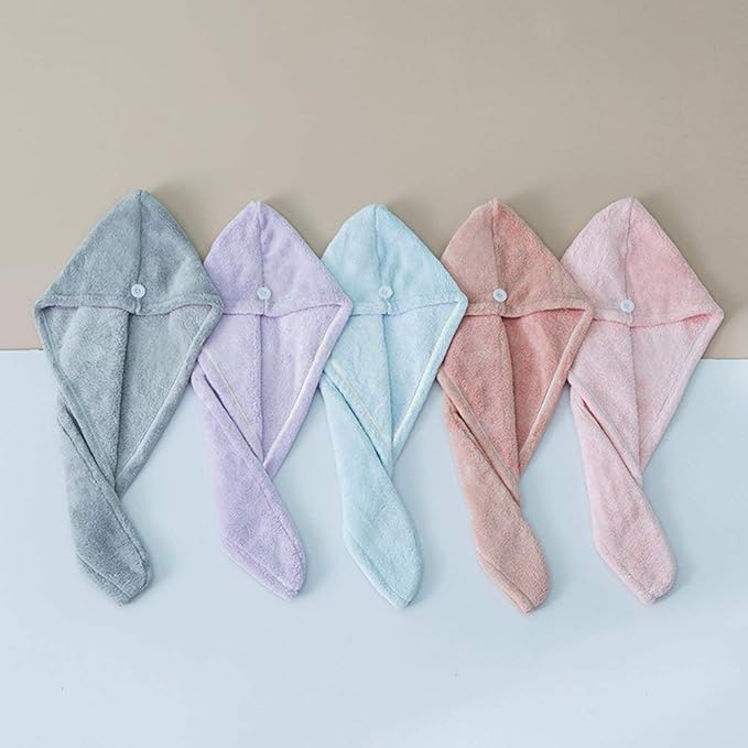 Microfiber Hair Drying Wrap Towel - Image 4