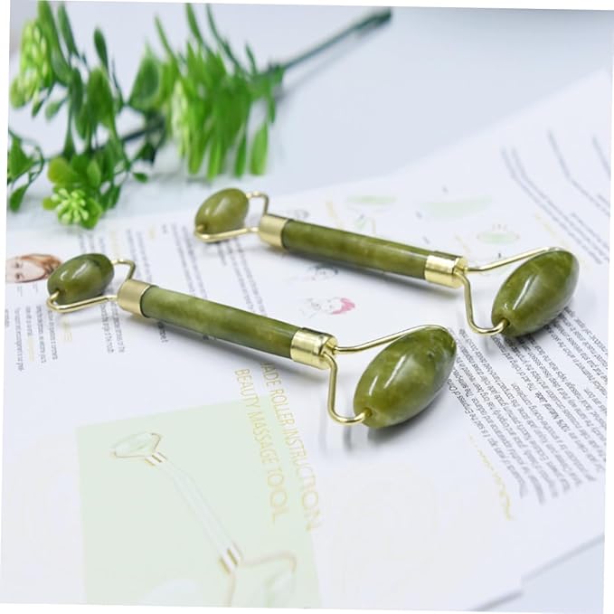 NOLITOY 3pcs Jade Roller Facial Massage Tool Portable Skin Care - Image 8