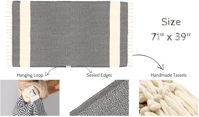 Bazaar Anatolia Turkish Bath Towel – 100% Cotton, Quick Dry, Sand Free Towel - Image 5