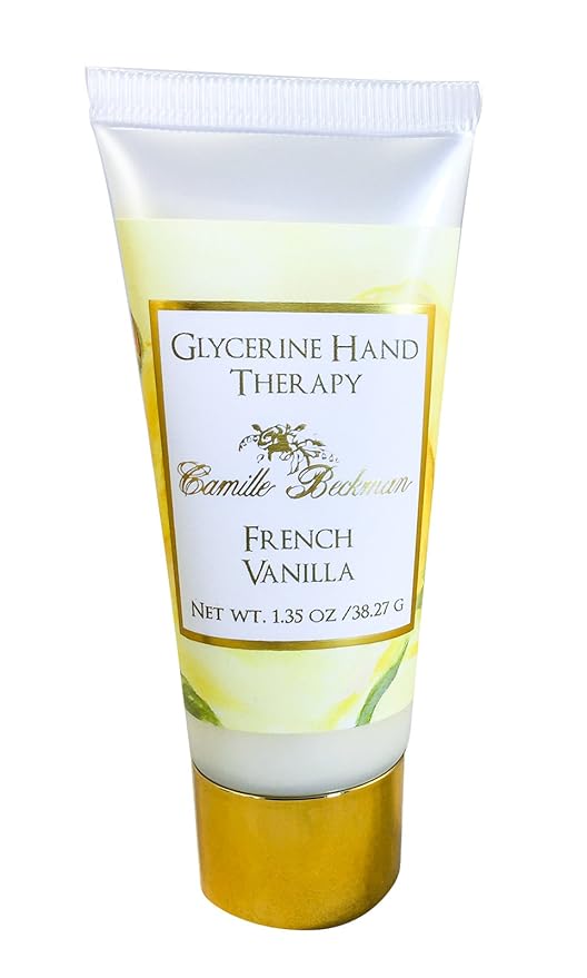 Camille Beckman Glycerine Hand Therapy Cream, French Vanilla, 1.35 Ounce by CamilleBeckman