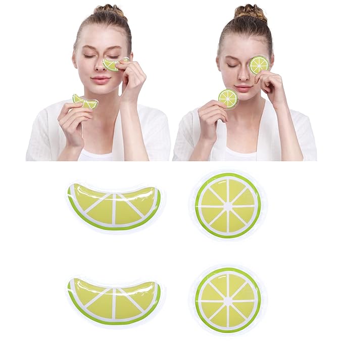 ZNÖCUETÖD Gel Ice Pack Reusable Cooling Eye Pads and Under Eye Patches - Image 2