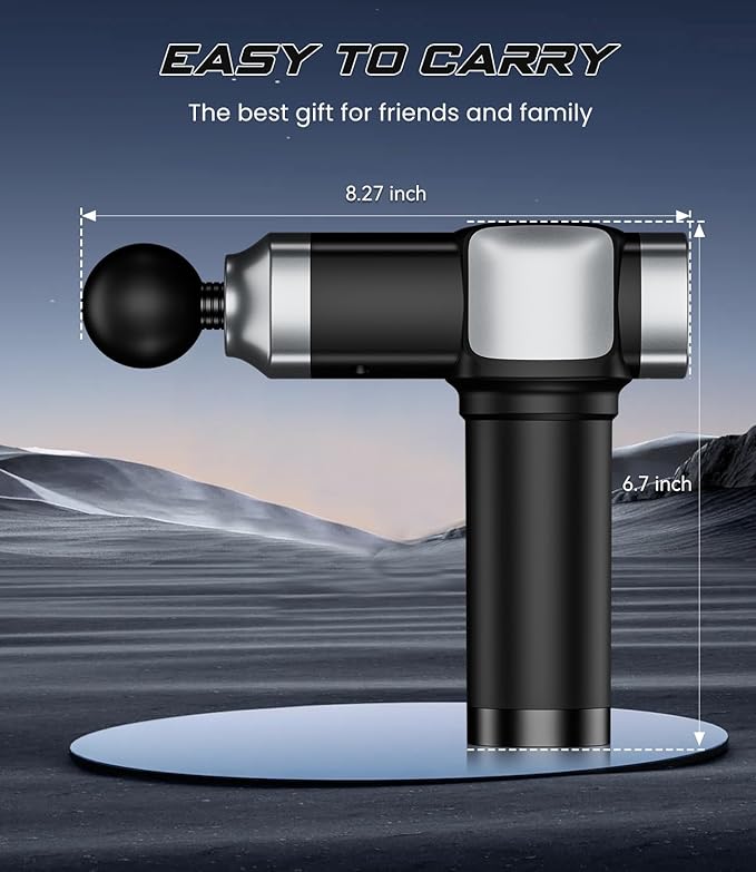 Deep Tissue Massage Gun, Portable Percussion Muscle Massager - Image 6