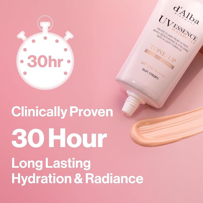 d'alba Piedmont Waterfull Tone-Up Sunscreen Serum BROAD SPECTRUM SPF 50 + - Image 7