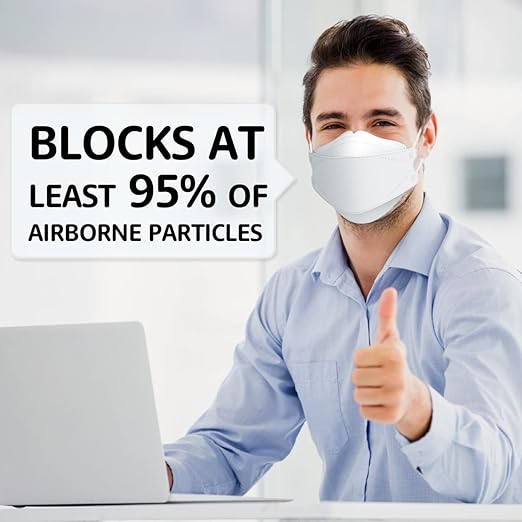 LEVENIS Face Masks 50 Pack, Breathable Comfortable and Disposable Mask - Image 5