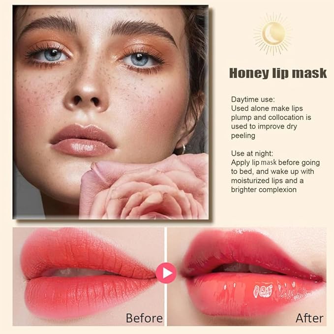4PCS Bee Lip Balm Honey Pot, Fruit Moisturizing Propolis Lip Mask, Lip Mask - Image 7