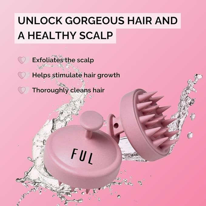 FUL Scalp Massager with Super Soft Silicone Brush - Image 3