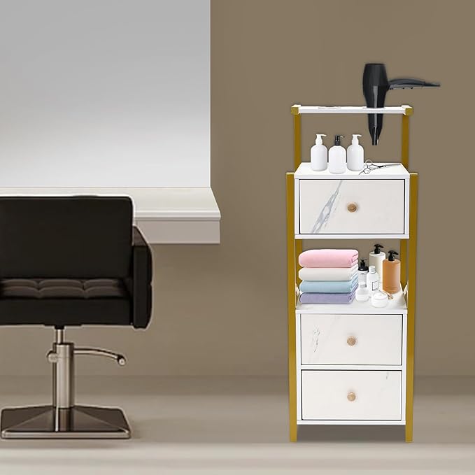 Beauty Salon Station Cabinet, Barber Station - Image 3