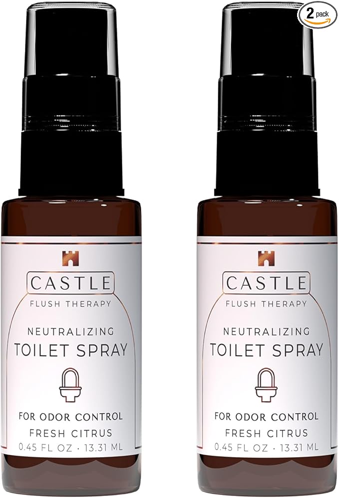 Castle Flush Therapy Neutralizing Toilet Spray | Odor Control | Bathroom by CastleCompany