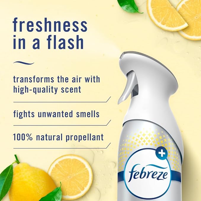 Febreze Air Freshener Spray, Odor-Fighting Room Spray, Heavy Duty Bundle - Image 2