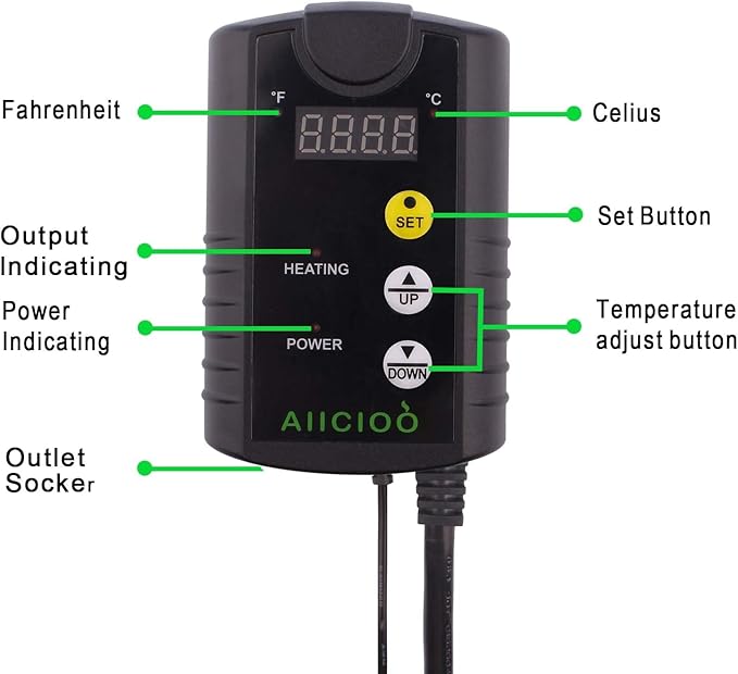Aiicioo Under Tank Heater Thermostat - Image 7