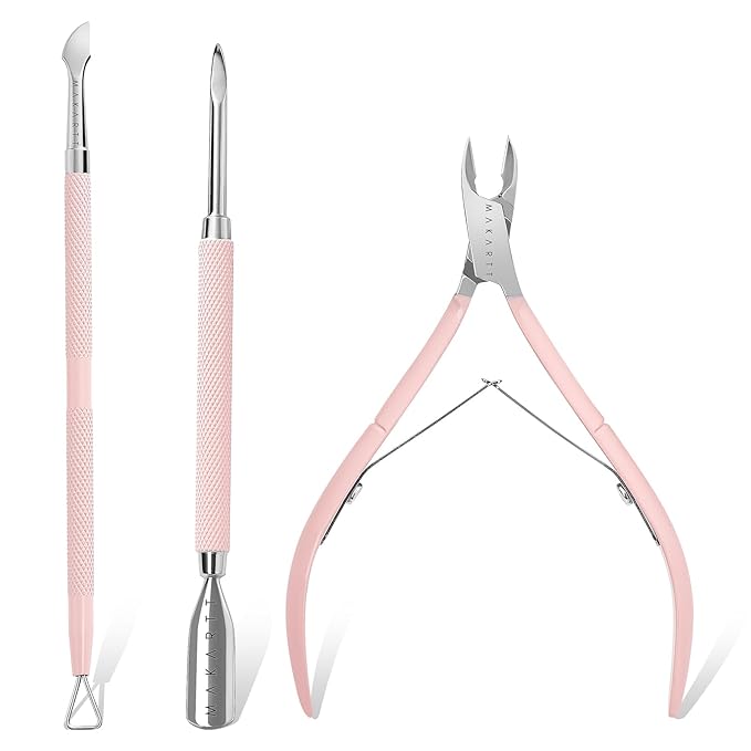 Makartt Cuticle Trimmer with Cuticle Pusher, Nail Scraper by Makartt