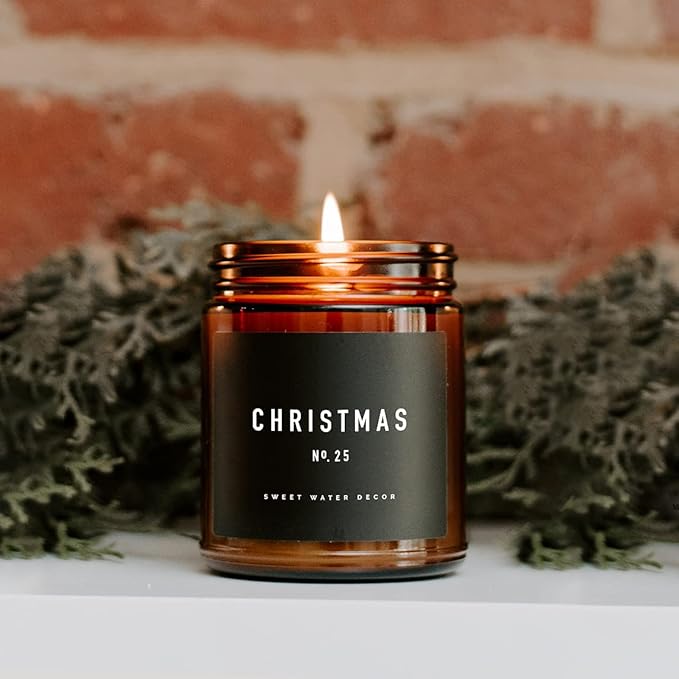 Sweet Water Decor Christmas Candle | Christmas Tree, Apple Cider, and Cinnamon - Image 4
