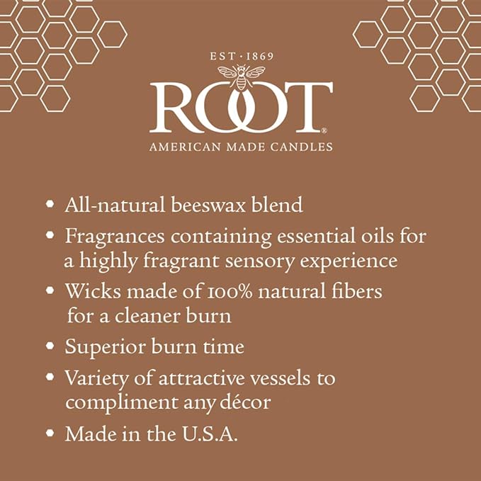 Root Candles Scented Candles Honeycomb Beeswax Blend Premium Handcrafted Candle - Image 6
