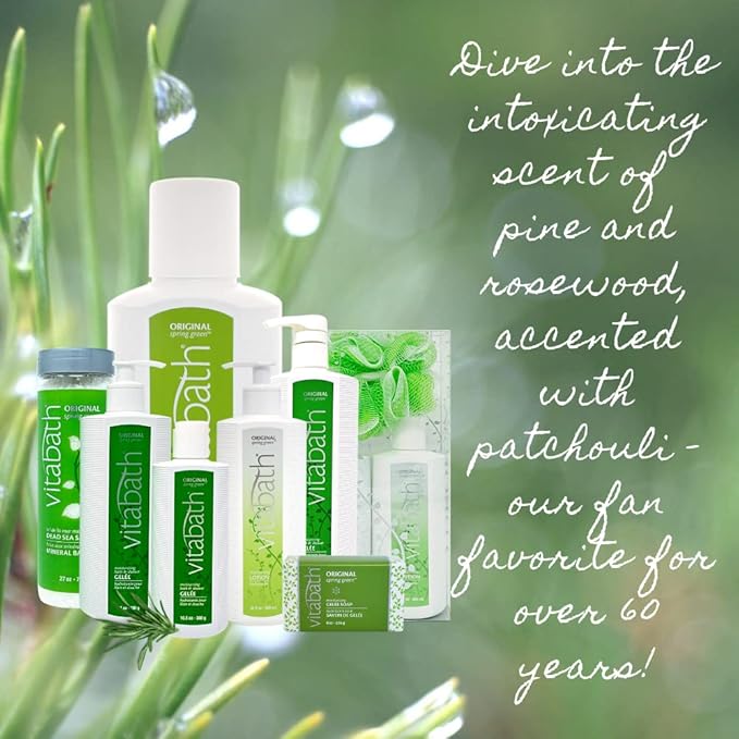 Vitabath Original Spring Green Moisturizing Bath & Shower Gel Wash Intoxicating - Image 3
