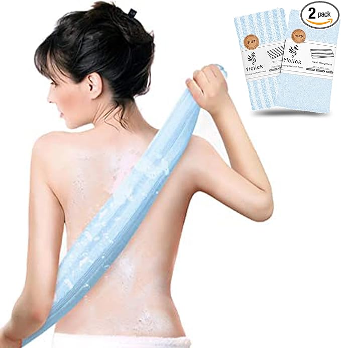 Yiclick 2PCS Exfoliating Washcloth Towel by YiclickCreateBeautyforLife
