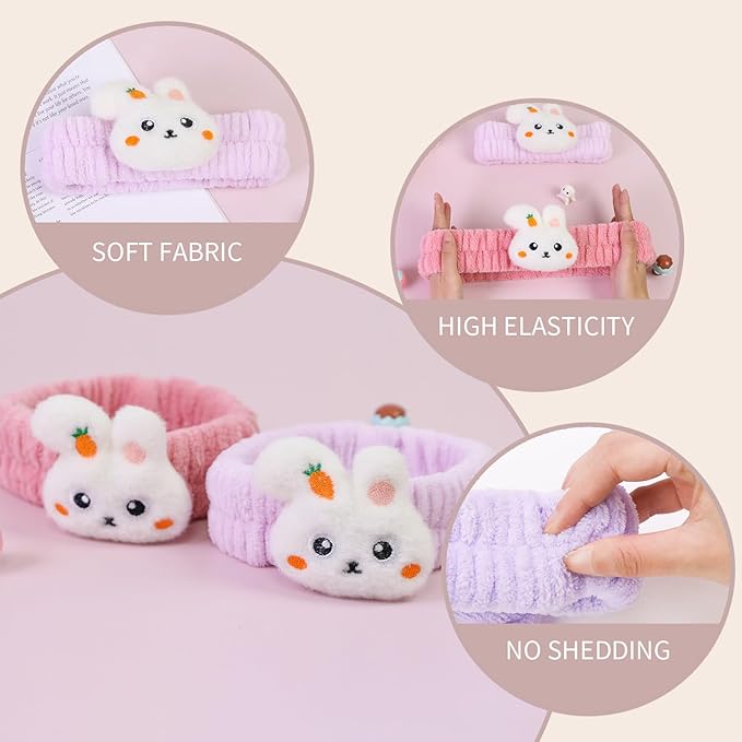 Kawaii Spa Headbands for Women Girls - Image 4