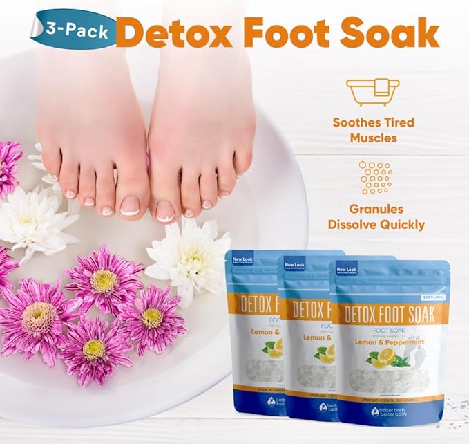 Detox Foot Soak Epsom Salt Soothing Soaks and Athlete's Foot Detox - Image 6