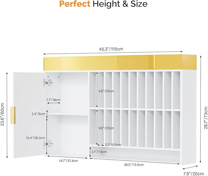 OmySalon Hair Color Organizer Rack, Professional Wall Mounted Salon Station - Image 3