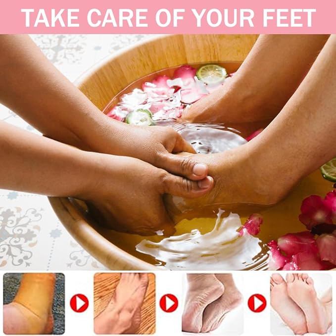 Ouliget Dried Flowers Pedicure Foot Soak Kit, 8 Bags Set - Image 2
