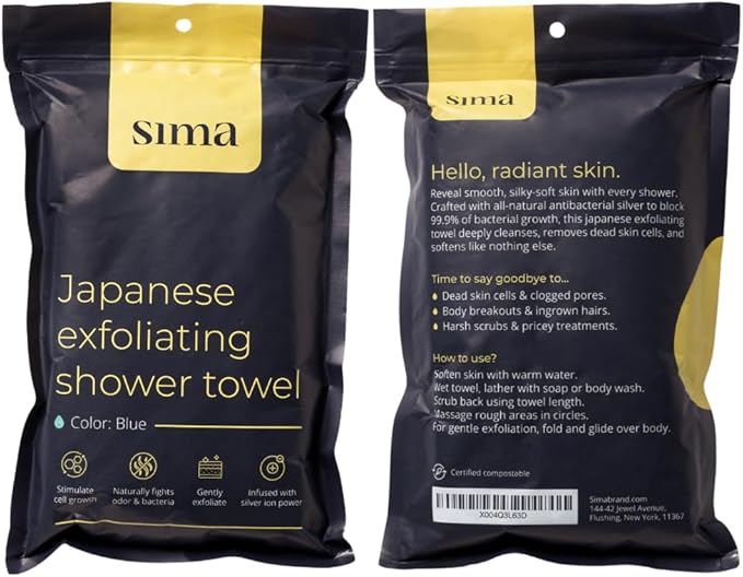 Exfoliating Washcloth Face & Body Scrub Towel - Image 9
