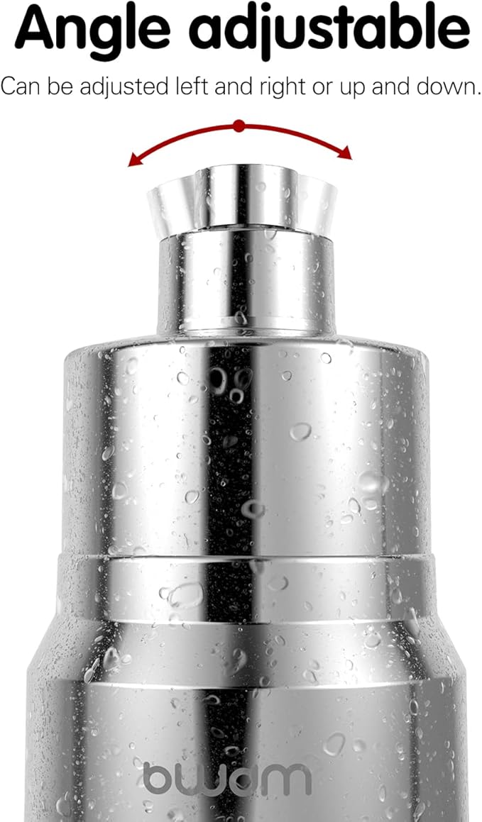 Filtered Shower Head, 2-in-1 Shower Head Filter-5 Modes High Pressure Output - Image 8