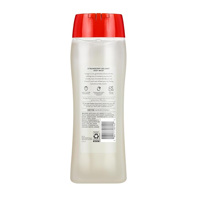Suave Strawberry Delight Uplifting Body Wash, Formulated - Image 8