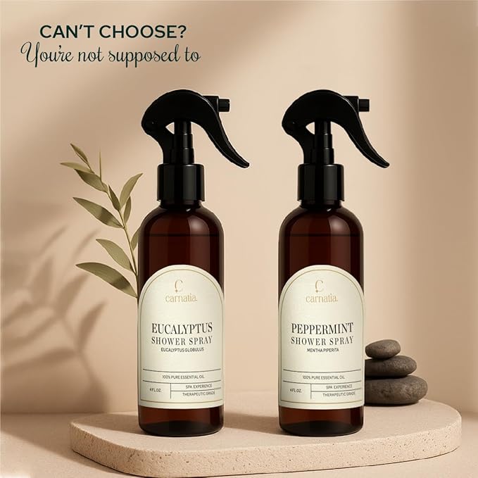 Carnatia Peppermint Shower Spray – Aromatherapy Essential Oil Mist - Image 6