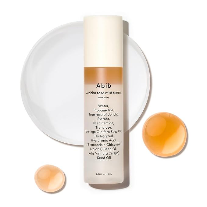 Abib Jericho Rose Mist Serum, Glow Spray 3.38 fl oz I Vegan Collagen, Creamides by Abib