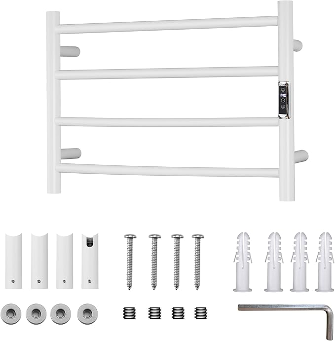 Heated Towel Racks for Bathroom, Wall Mounted Electric Towel Warmer Racks - Image 7