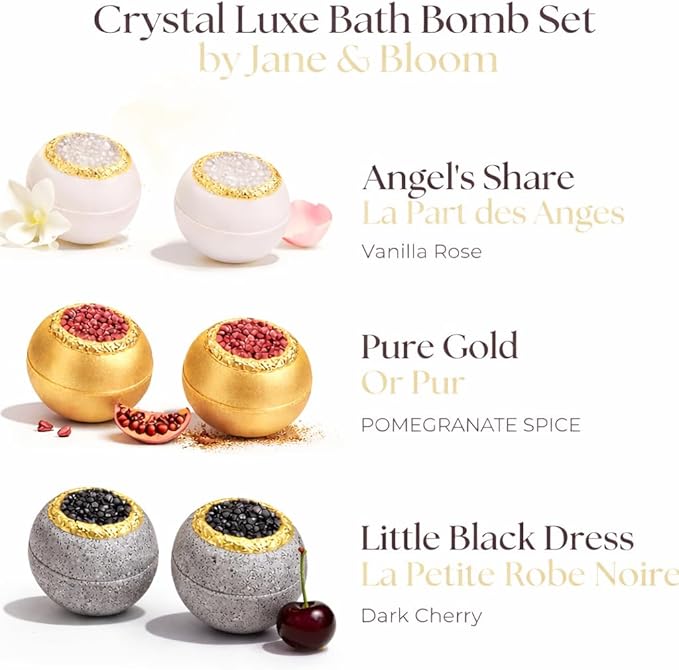 Crystal Luxe Bath Bomb Gift Set - Image 2