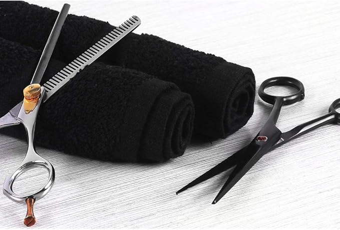GREEN LIFESTYLE 24 Pack Black Pack Hand Towels 16 x 27 Premium Spa Quality - Image 2