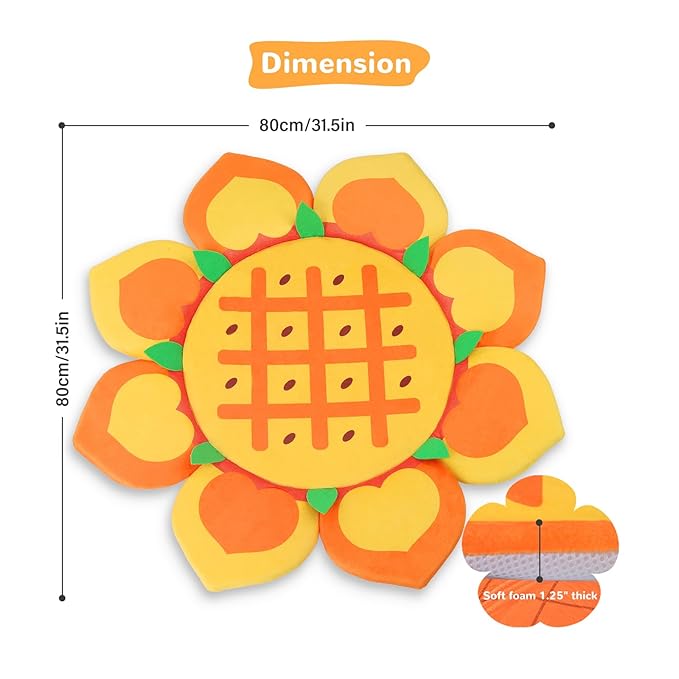 Flower Baby Bath Pad for Infant Bathtub Sink Flower Mat Tub Little Lotus - Image 4