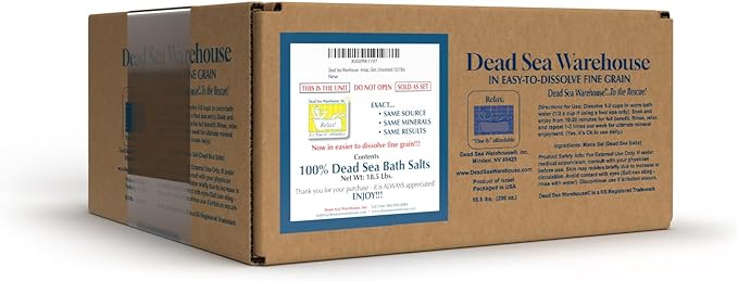 Dead Sea Warehouse – 100% Dead Sea Mineral Bath Salts – Great by DeadSeaWarehouse